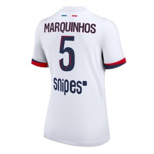 Fotbalové Dres Paris Saint-Germain Marquinhos #5 Dámské Venkovní Oblečení 2025-26 Krátký Rukáv